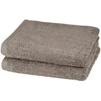 Ross Premium Uni Handtücher Boucle Handtuch 50x100 cm | flanell - grau