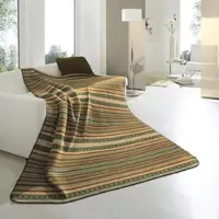Biederlack Wohndecke Lana Colour millstone 150x200 cm - beige;grün