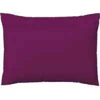 Schlafgut Woven Satin Bettwäsche Kissenbezug einzeln 70x90 cm | purple-deep - lila