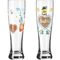 Ritzenhoff & Breker RITZENHOFF Weizenbierglas Weißbierglas BRAUCHZEIT F26 Set mit 2 Stück à 646 ml