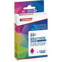 Edding EDD-447 magenta Tintenpatrone ersetzt brother LC-123m - Tintenpatrone