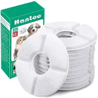 OEM Kattendrinkfilter 12-pack, vervangbare filters voor katten en hunde, 1,6 l, rondo, mit Harz und Aktivkohle