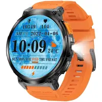 Gravity Smartwatch Herren GT23-3 mit Zusatzarmband – 1,85" TFT Touchscreen, Bluetooth Anrufe, Pulsmesser, Sportmodi, IP67, 730 mAh Akku, Android iOS