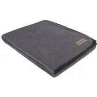 Eskimo Edelvelours Decke 100x150 cm | anthrazit - grau