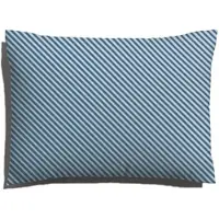 Schlafgut Woven Fade Bettwäsche Kissenbezug einzeln 60x80 cm | grey-light-blue-mid - blau