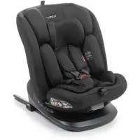 Babyauto Kindersitz – – ZAFIRO – Gruppe 0/1/2/3 – 40/150 cm – I-Size – Drehbar – Verstellbar – Mit Verkleinerungseinsatz – Schwarz