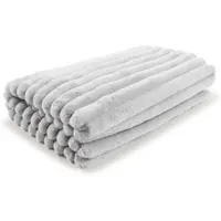 Magma Heimtex Magma Plaid Raya 140x200 cm | grau - grau