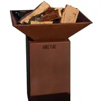 Grill'Chic Feuerschale Auvergnat Corten Normal Carre 62 Simple Cuve