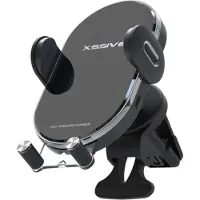 COFI Wireless Car Charger, 15W Qi Fast Charging Auto-Clamping Car Mount Air Vent Phone Holder