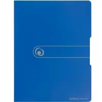 Herlitz Sichtbuch PP A3 20 Hüllen blau opak to go Packung mit 5 Stück