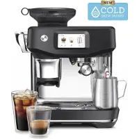 Sage SES882BTR the Barista Touch Impress Siebträger-Espressomaschine, Farbe:Schwarz