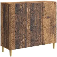 vidaXL Sideboard Altholz 89 x 34,5 x 80 cm Holzwerkstoff