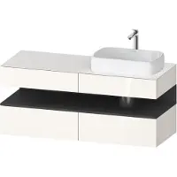 Duravit Waschtischunterschrank Qatego 140x55x60cm, gra m/we g, Pl, Beck. re