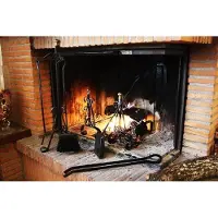 AFT Schmiedeeiserner Kaminschürhaken 55 cm. Log Poker, Chimney Poker, Carbon Poker, Fire Poker