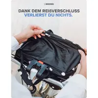 OEM Opvouwbare Fahrradträger für vorn - praktisch - einstückig - schwarz - Polyester