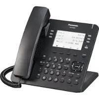 Panasonic KX-DT635NE-B Strahlungsarmes Schnurlostelefon mit Anrufbeantworter, Rufnummernanzeige, Freisprechfunktion, DECT