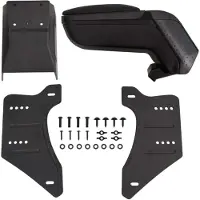Syfax Auto-Armlehne Universal Schwarz 13x33x(33-53) cm ABS