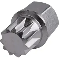 SW-Stahl 02382L-14 Felgenschloss-Demontage-Adapter I geeignet für VW I Adapter ABC1 I Demontage Werkzeug zum Lösen der Radsicherung I Lösewerkzeug für Felgenschlösser I Felgenschloss Ausdreher