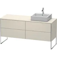 Duravit Waschtischunterschrank XSquare 160x54,8x77,8cm, 4 AZ, st, Beck. re, Tau