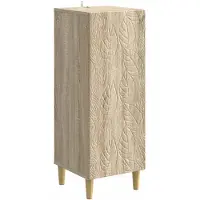 vidaXL Sideboard Sonoma-Eiche 33 x 34,5 x 90 cm Holzwerkstoff