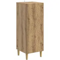 vidaXL Sideboard Artisan-Eiche 33 x 34,5 x 90 cm Holzwerkstoff
