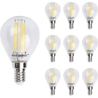 HOFTRONIC™ LED Glühlampe E14 4W 470lm 2700K warmweiß P45 10er Set