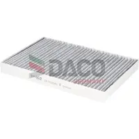 Daco Germany DFC0204W Innenraumfilter Pollenfilter für AUDI A4 Avant (8ED, B7) Aktivkohle