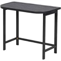 Merxx Gartentisch, abklappbare Tischplatte, Aluminium
