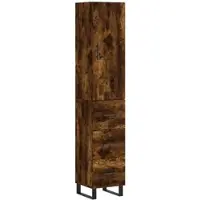 Helloshop26 - Buffet Sideboard Kommode Kleiderschrank Aufbewahrungsm√∂bel Organizer Küche Wohnzimmer Lounge hoch 34,5 x 34 x 180 cm 02_0033342