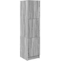 vidaXL Highboard Graues Sonoma 31,5 x 32 x 122,5 cm