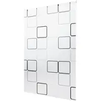 KS Handel 24 Basic Duschrollo Duschvorhang PEVA Quadro 150x240 cm