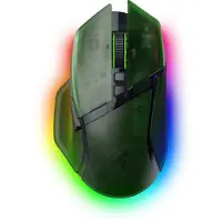Razer Basilisk V3 Pro 35K, Rechts, Optisch, RF Wireless + Bluetooth + USB Type-A, 35000 DPI, Grün