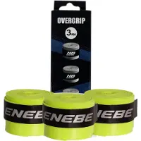 Enebe Packung mit 3 Overgrips Smooth Yellow