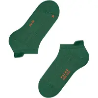 Falke Sneakersocken "Cool Kick", Damen, Gr. 44-45, Sockengröße, grün (golf (7408)), Obermaterial: 81% Polyester PES. 19% Polyamid PA., glatt, Socken Sneakersocken