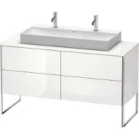 Duravit XSquare Konsolenwaschtischunterbau freistehend, 4 Auszüge, 1400x778x548mm, XS4925M8585