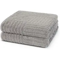 Ross Uni-Walk Handtücher Carre 4400 Handtuch 50x100 cm | kiesel - grau