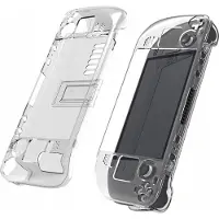 JYS Futerał Pokrowiec Etui Case + Stojak Do Konsoli Steam Deck / Przezroczysty / -sd003