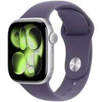 Apple Watch Series 11Â Gpsâ 42Mmâ Silver Aluminium Case With Purple Fog Sport Band - M/L