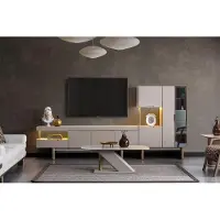 AEA TV-Ablage Wohnwand HiFi-Schrank Fernsehmöbel TV-Kommode Fernsehtisch TV-Stand