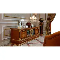 AEA Vitrine Schrank Vitrinen Wohnzimmer Schau Schränke Design Barock Rokoko Neu E38