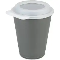 Koziol Becher mit Deckel und Trinköffnung, 300 ml