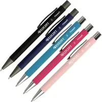 Westcott Kugelschreiber Primesoft XB, E-1744996 00, farbig sortiert, Aluminium, Schreibfarbe farbig sortiert
