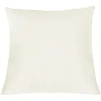Formesse Bella Donna Jersey Kissenbezug ca. 40x40 cm | wollweiss - weiß