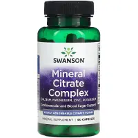 Swanson Health Mineral Citrat Komplex 60 St