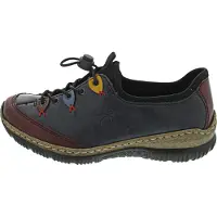 Rieker Slip-On Sneaker Slipper, Schlupfschuh mit sportlichem Schnellverschluß