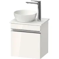 Duravit Konsolen-Waschtischunterschrank wandhängend Sivida 40x44x32,5cm, Tür, Gr. chr, re, we. hgl