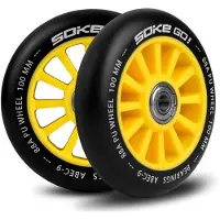 Soke Kółka do hulajnogi 100 mm żółte 2 szt