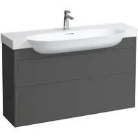 Laufen The New Classic Wastafelonderkast 117,6x31,6x67,7 cm 2 la Traffic Grey