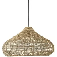 PR Home Außenhängeleuchte Mira, Lampakanay, Stecker, Ø 58 cm Mira, braun / rost