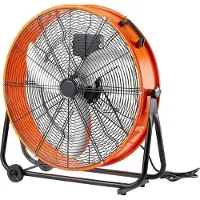 StarTech.com Industrieller Trommelventilator 24 Zoll - Hochgeschwindigkeits 3-stufiger Timer - Ideal für Lager und große Räume - Effiziente Luftzirkulation
